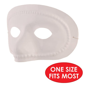 Mardi Gras Party Supplies - Metallic Half Mask