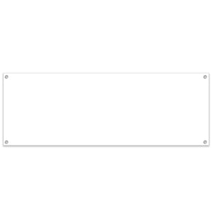 Blank Sign Party Banner - Bulk 12 Pack