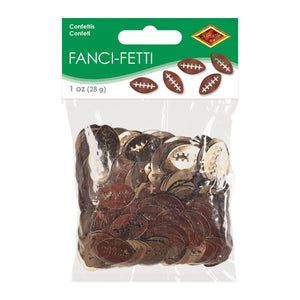 Football Party Supplies - confetti Footballs