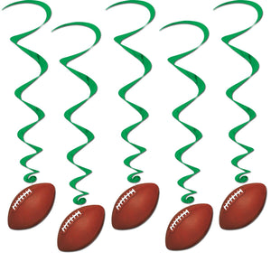 Football Party Whirls - Bulk/30 Whirls