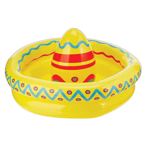 Fiesta Inflatable Sombrero Cooler - Bulk 6 Pack