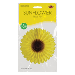 Spring & Summer Party Supplies - Sunflower Fan