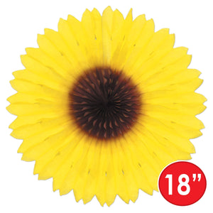 Spring & Summer Party Supplies - Sunflower Fan