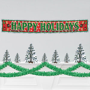 Fire Resistant Gleam 'N Fest Festooning Garland - green