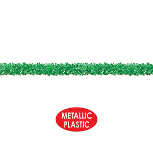 Fire Resistant Gleam 'N Fest Festooning Garland - green