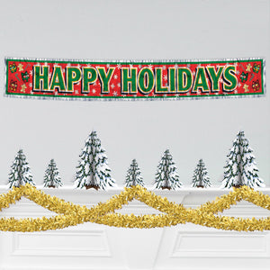 Fire Resistant Gleam 'N Fest Festooning Garland - gold