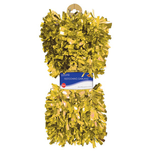 Fire Resistant Gleam 'N Fest Festooning Garland - gold