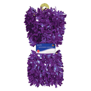 Fire Resistant Gleam 'N Fest Festooning Garland - purple