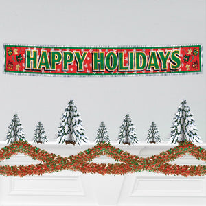 Gleam 'N Fest Festooning Garland - red & green