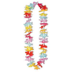 Luau Party Floral Lei - Bulk/50 Leis