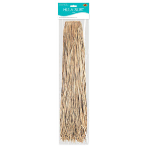 Luau Party Supplies - Adult Raffia Hula Skirt - natural