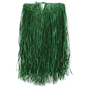 Extra Large Raffia Hula Skirt - green - Bulk 12 Pack