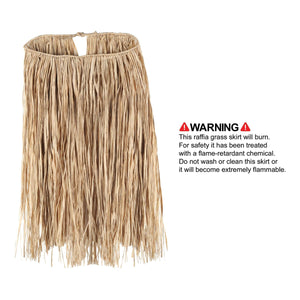 King Size Raffia Hula Skirt - natural