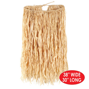 Extra Large Raffia Hula Skirt - Natural