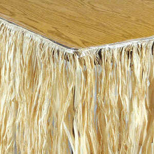 Bulk Raffia Table Skirting (Case of 6) by Beistle