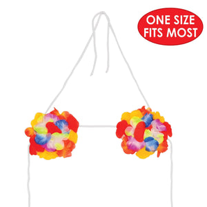 Luau Party Supplies - Floral Bikini Top