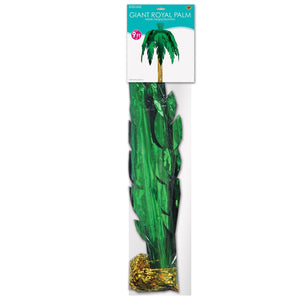 Bulk Luau Party Metallic Giant Royal Palm (Case of 6) by Beistle