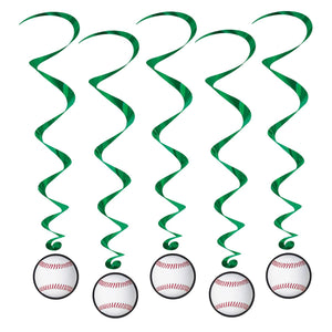 Baseball Party Whirls - Bulk/30 Whirls