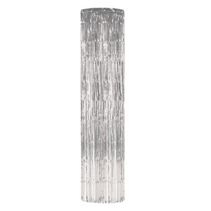 1-Ply Gleam 'N Party Column - silver - Bulk 6 Pack