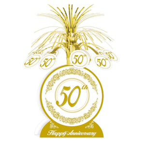 50th Anniversary Centerpiece - Bulk 12 Pack