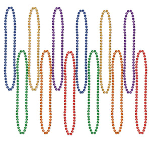 Party Bead Necklaces Asst colors - Bulk 720 Pack