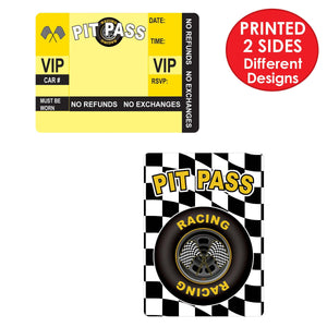 Racing Party Supplies - Racing Pit Pass