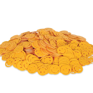 Confetti Smile Faces yellow (1 Oz per Pack) - Bulk/12 Packs