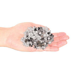 Awards Night Party Supplies - confetti Stars - silver