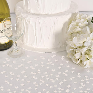 Awards Night Party Supplies - confetti Stars - silver