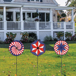 Bulk Patriotic Wind-Wheels (Case of 6) by Beistle