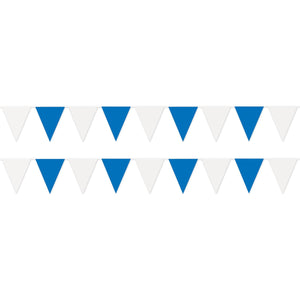 Blue & White Pennant Banner, party supplies, decorations, The Beistle Company, Oktoberfest, Bulk, Holiday Party Supplies, Oktoberfest Party Supplies