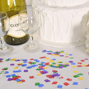 Birthday Party Supplies - confetti ''80'' Silhouettes