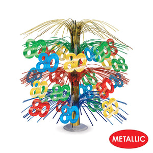 Birthday Party Supplies - ''80'' Cascade Centerpiece