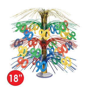 Birthday Party Supplies - ''90'' Cascade Centerpiece