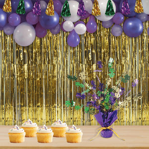 Mardi Gras Gleam 'N Burst Centerpiece