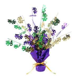 Mardi Gras Centerpiece - Bulk 12 Pack