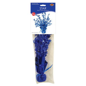 Party Decorations - Star Gleam 'N Burst Centerpiece - blue