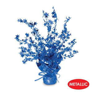 Party Decorations - Star Gleam 'N Burst Centerpiece - blue