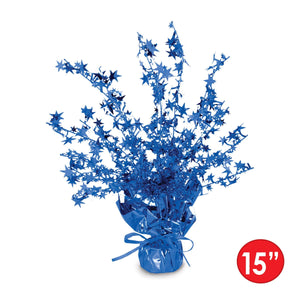 Party Decorations - Star Gleam 'N Burst Centerpiece - blue