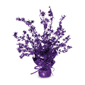 Star Party Centerpiece - purple - Bulk 12 Pack