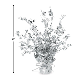 Star Gleam 'N Burst Centerpiece - silver