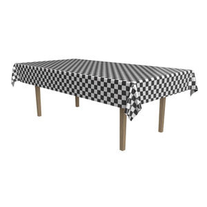 Checkered Party Tablecover - Bulk 12 Pack