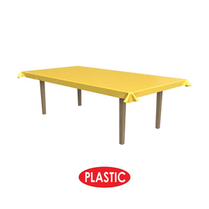 Masterpiece Plastic Table Roll - golden-yellow