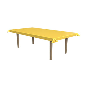 Golden-Yellow Plastic Party Table Roll