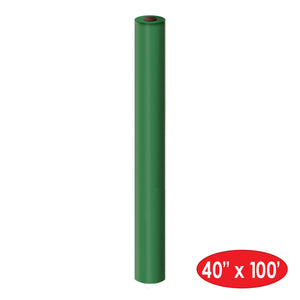 Masterpiece Plastic Table Roll - hunter green