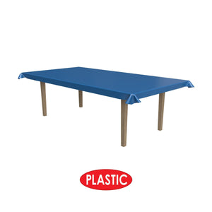 Masterpiece Plastic Table Roll - medium blue