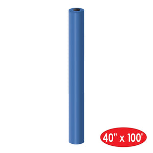 Masterpiece Plastic Table Roll - medium blue