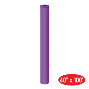 Party Supplies - Masterpiece Plastic Table Roll - purple