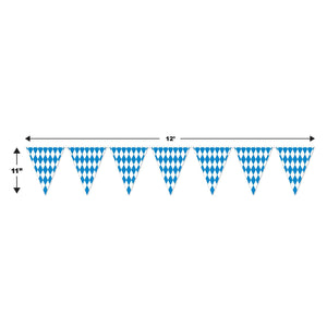 Bulk Oktoberfest Party Pennant Banner (Case of 12) by Beistle