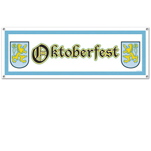 Oktoberfest Sign Banner - Bulk 12 Pack